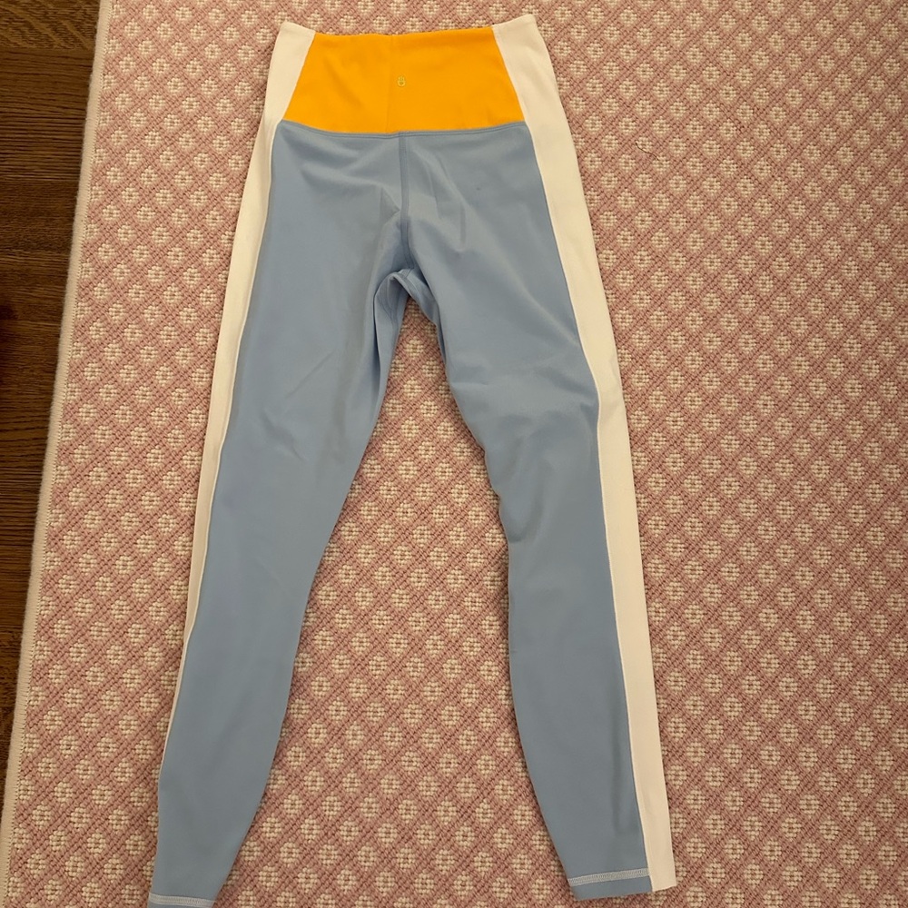 Size small Spiritual gangster blue and orange leggings